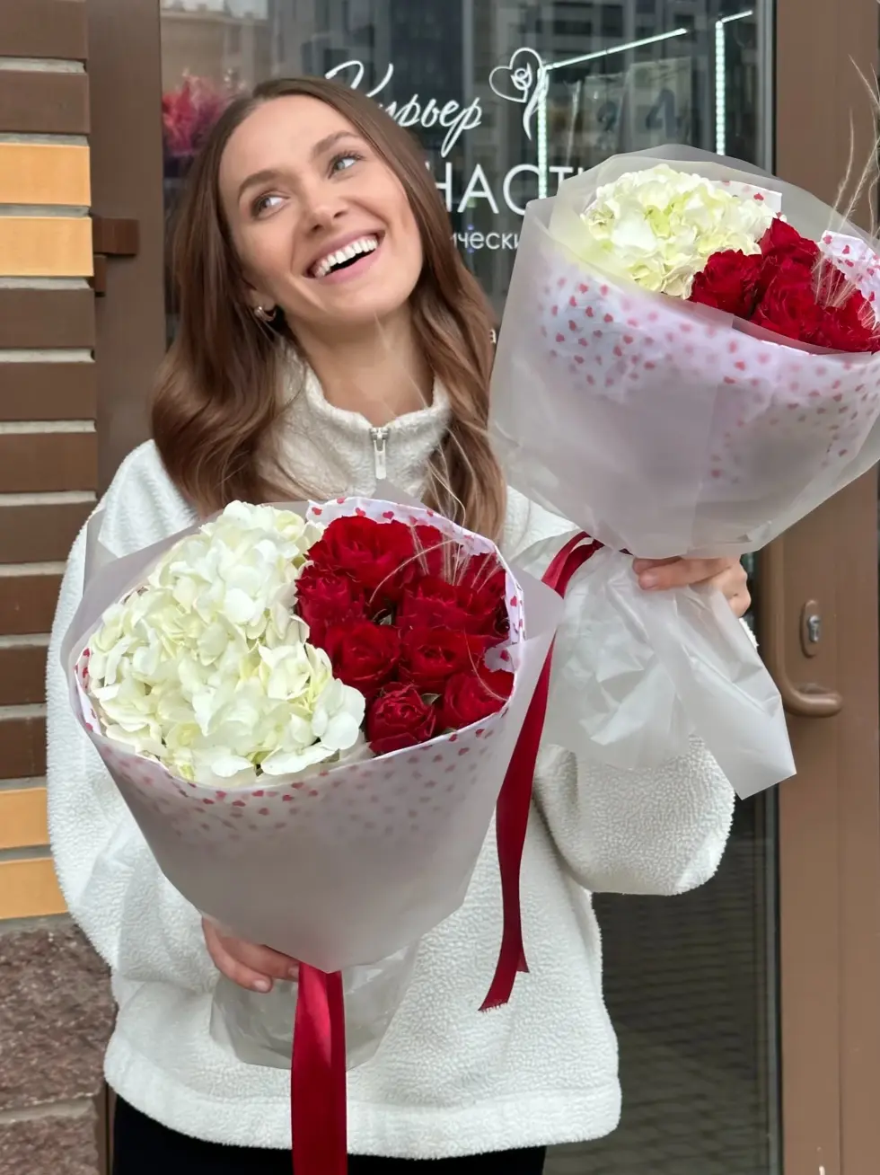 Букет Поцелуй Белоснежки