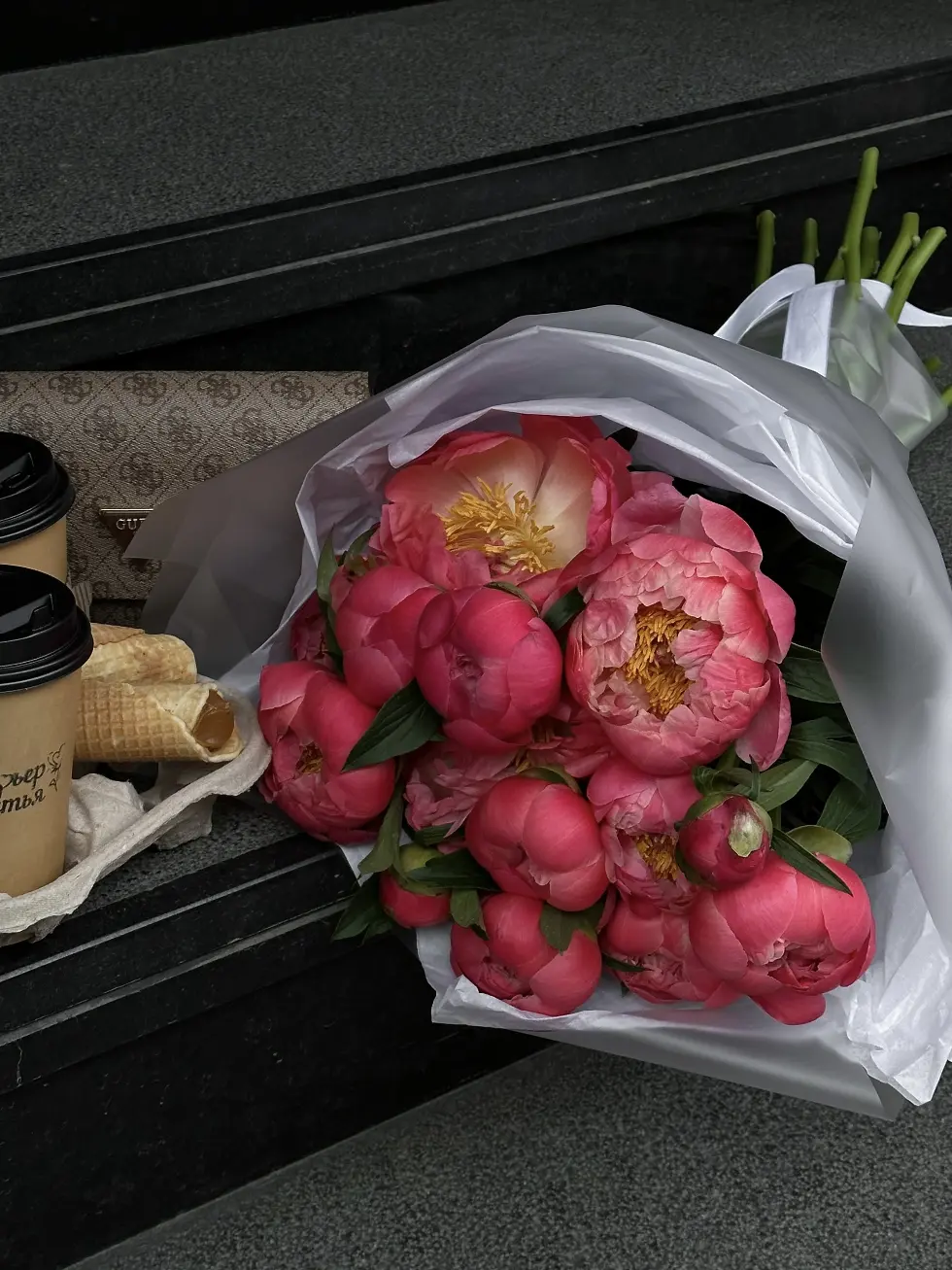 Букет Коралловый шарм