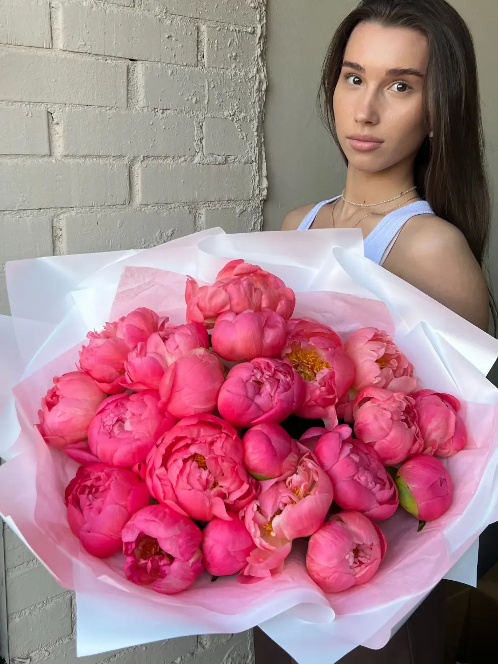 Букет Коралловый шарм