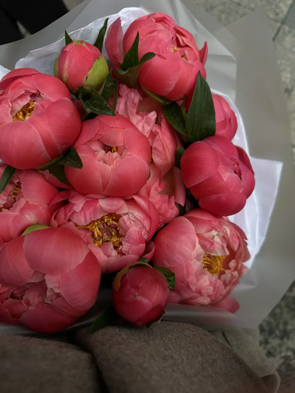 Букет Коралловый шарм